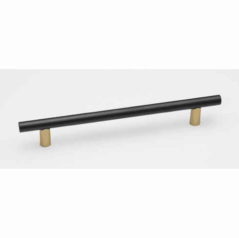 Alno A2802-6-CHP/MB Vita Bella 6" Pull Smooth Bar , Champange/Matte Black UPC: 785584104541