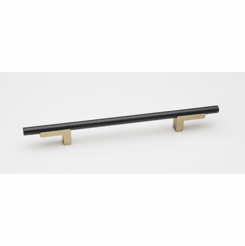Alno A2803-8-CHP/MB Vita Bella 8" Pull Smooth Bar , Champange/Matte Black UPC: 785584104992