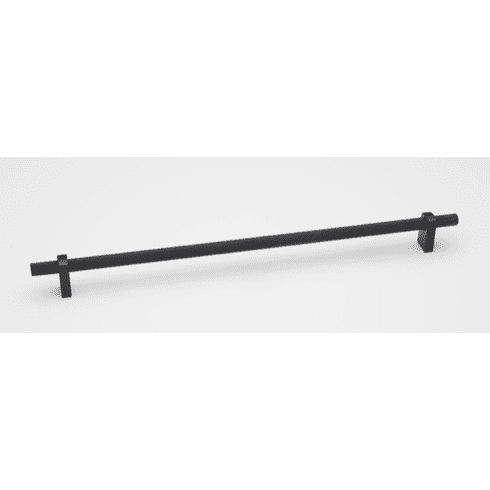 Alno A2901-12-MB Vita Bella 12" Pull Knurled Bar , Matte Black UPC: 785584105050