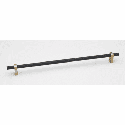 Alno A2901-18-CHP/MB Vita Bella 18" Pull Knurled Bar , Champange/Matte Black UPC: 785584105098
