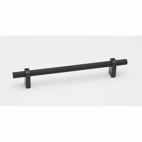 Alno A2901-6-MB Vita Bella 6" Pull Knurled Bar , Matte Black UPC: 785584105302