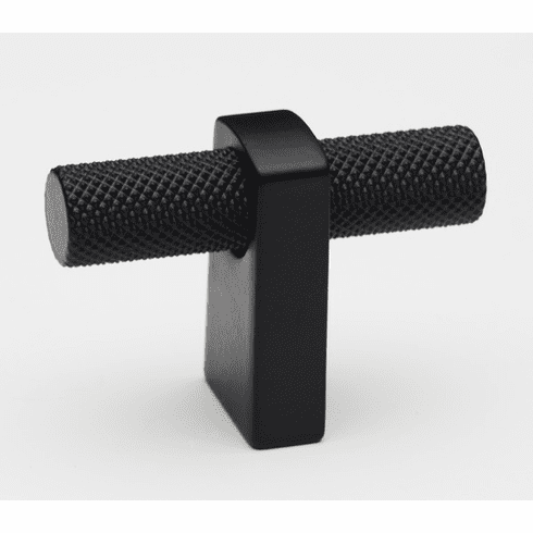 Alno A2901-MB Vita Bella T Knob Knurled Bar, Matte Black UPC: 785584105401