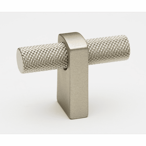 Alno A2901-MN Vita Bella T Knob Knurled Bar, Matte Nickel UPC: 785584105418