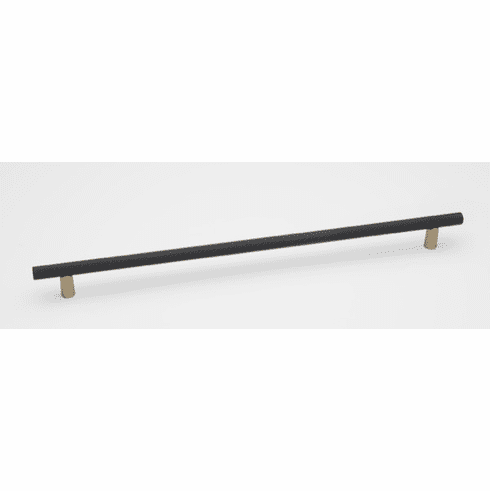 Alno A2902-18-CHP/MB Vita Bella 18" Pull Knurled Bar , Champange/Matte Black UPC: 785584105494