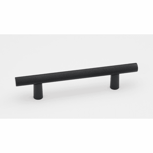 Alno A2902-4-MB Vita Bella 4" Pull Knurled Bar , Matte Black UPC: 785584105654