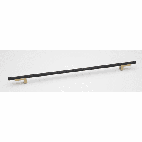 Alno A2903-12-CHP/MB Vita Bella 12" Pull Knurled Bar , Champange/Matte Black UPC: 785584105845