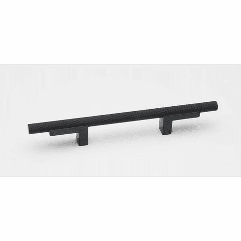 Alno A2903-4-MB Vita Bella 4" Pull Knurled Bar , Matte Black UPC: 785584106057