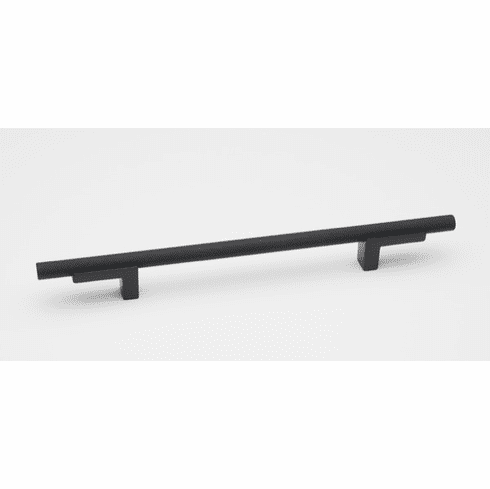 Alno A2903-8-MB Vita Bella 8" Pull Knurled Bar , Matte Black UPC: 785584106156