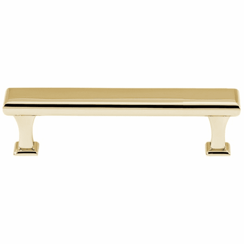 Alno A310-35-PB Manhattan 3 1/2" Pull, Polished Brass UPC: 785584101748