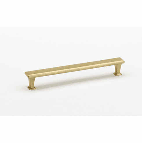 Alno A310-8-SB Manhattan 8" Pull, Satin Brass UPC: 785584000362