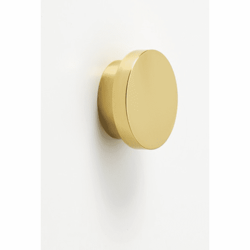 Alno A450-14-PB/NL Redondo 1 3/8" Knob, Unlacquered Brass UPC: 785584097416