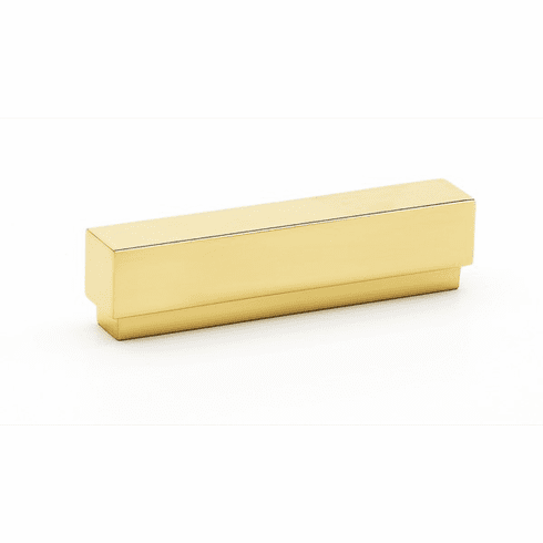 Alno A460-4-PB/NL Simplicity 4" Pull, Unlacquered Brass UPC: 785584098253