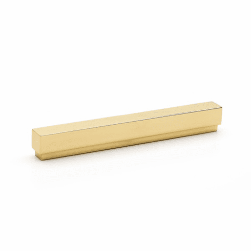 Alno A460-8-PB/NL Simplicity 8" Pull, Unlacquered Brass UPC: 785584098390