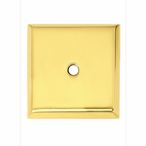 Alno A611-14-PB 1 1/4" Square Backplate, Polished Brass UPC: 785584010125