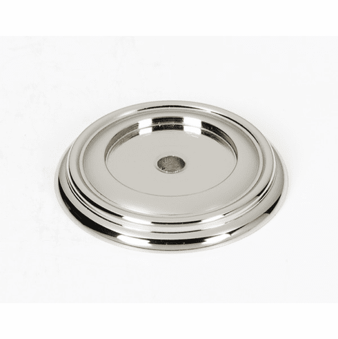 Alno A616-38-PN Charlie'S 1 1/2" Backplate, Polished Nickel UPC: 785584036637