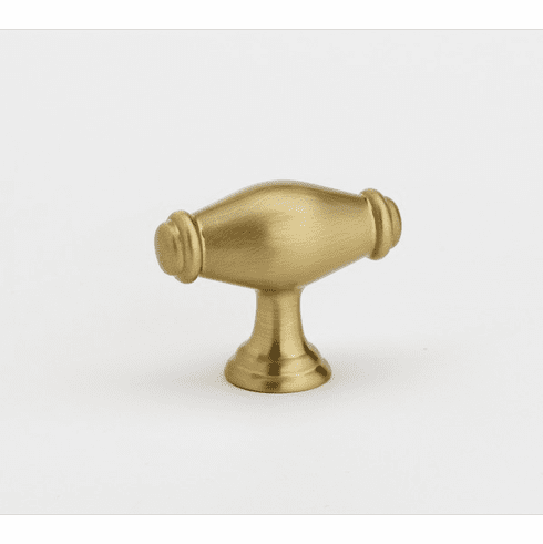 Alno A626-SB Charlie'S 1 3/4" Knob, Satin Brass UPC: 785584001307