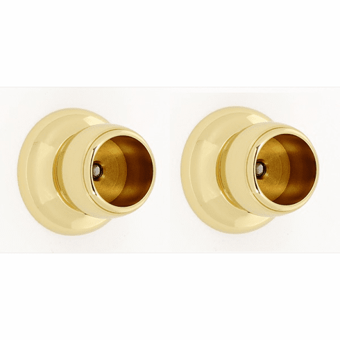Alno A6646-PB Royale Bath Shower Rod Brackets Only, Polished Brass UPC: 785584044830