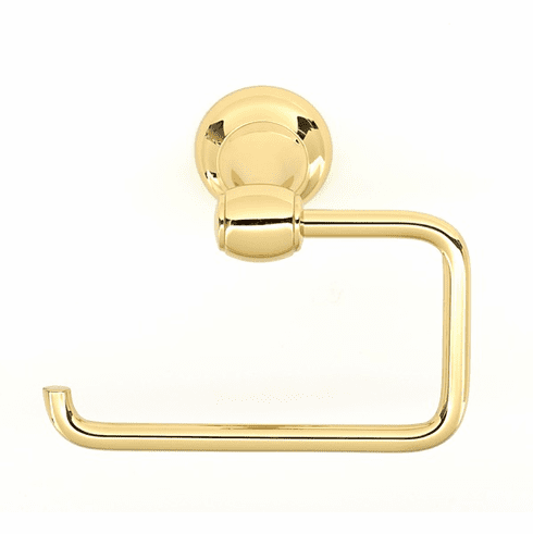 Alno A6666-PB Royale Bath Single Post Tissue Holder, Polished Brass UPC: 785584045196
