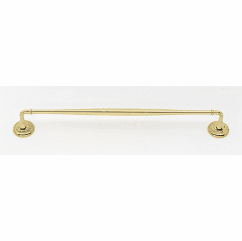 Alno A6720-18-PB Charlie'S Bath 18" Towel Bar, Polished Brass UPC: 785584036972
