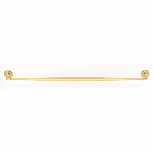 Alno A6720-30-PB Charlie'S Bath 30" Towel Bar, Polished Brass UPC: 785584037092