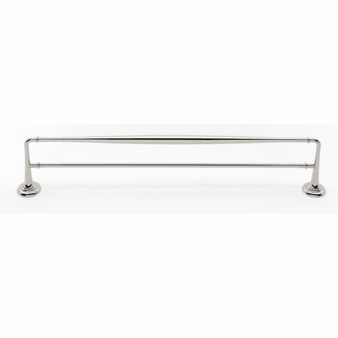 Alno A6725-24-PN Charlie'S Bath 24" Double Towel Bar, Polished Nickel UPC: 785584056512