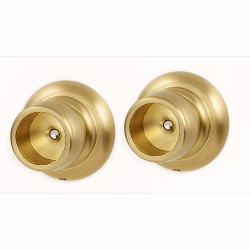 Alno A6746-SB Charlie'S Bath Shower Rod Brackets Only, Satin Brass UPC: 785584093159