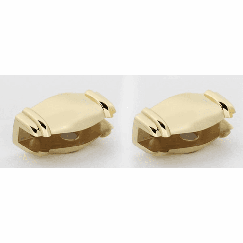 Alno A6750-PB Charlie'S Bath Glass Shelf Brackets Only, Polished Brass UPC: 785584037481