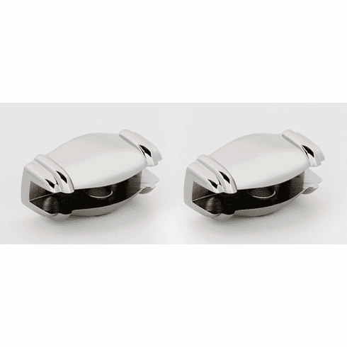 Alno A6750-PN Charlie'S Bath Glass Shelf Brackets Only, Polished Nickel UPC: 785584037504