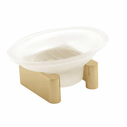 Alno A6835-PB Luna Counter Top Soap Dish, Polished Brass UPC: 785584033247