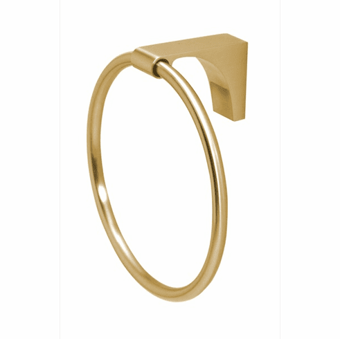 Alno A6840-SB Luna Towel Ring, Satin Brass UPC: 785584093326