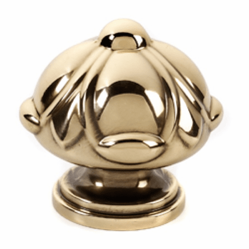 Alno A6929-14-PA Ornate 1 1/4" Knob, Polished Antique UPC: 785584022371