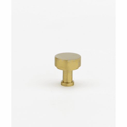 Alno A716-34-SB Moderne 3/4" Knob, Satin Brass UPC: 785584001727