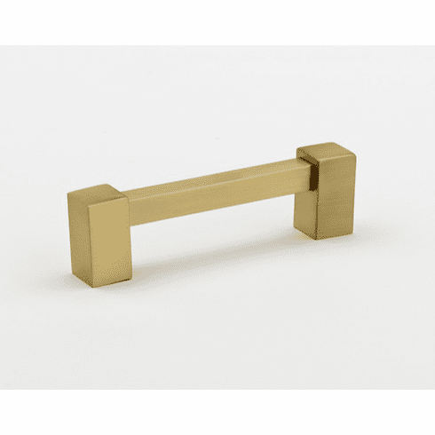 Alno A718-3-SB Contemporary Ii 3" Pull, Satin Brass UPC: 785584001277