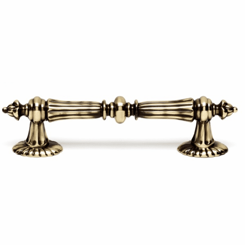 Alno A7529-PA Ornate 4 5/8" Pull, Polished Antique UPC: 785584034275