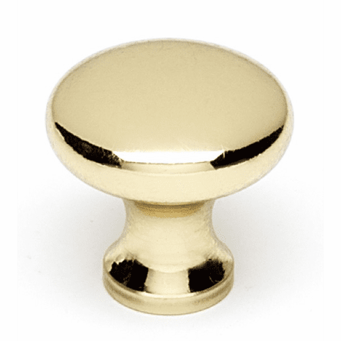 Alno A814-34-PB 3/4" Knob, Polished Brass UPC: 785584814310