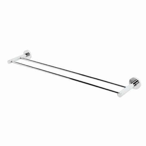 Alno A8325-24-PC Contemporary I Bath 24" Double Towel Bar, Polished Chrome UPC: 785584021473