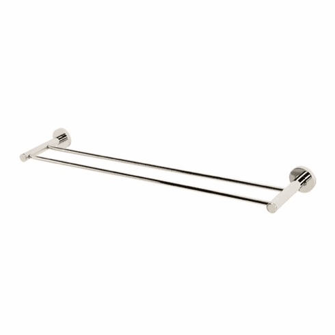 Alno A8325-24-PN Contemporary I Bath 24" Double Towel Bar, Polished Nickel UPC: 785584021480
