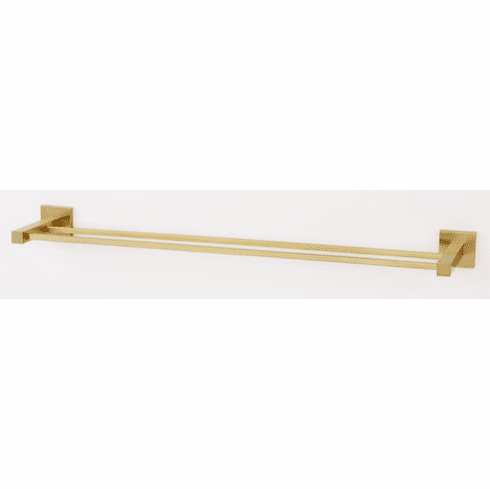 Alno A8425-24-SB Contemporary Ii Bath 24" Double Towel Bar, Satin Brass UPC: 785584093715