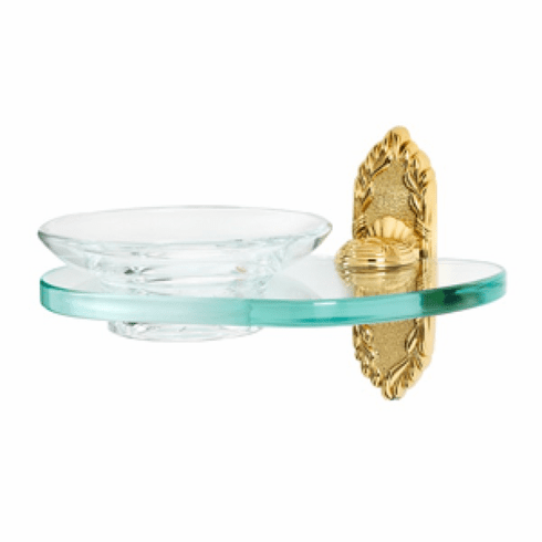 Alno A8530-PB Ribbon & Reed Bath Soap Dish, Polished Brass UPC: 785584029165