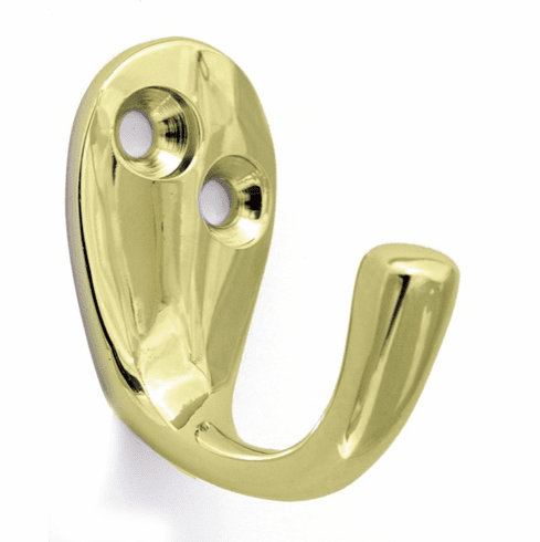 Alno A902-PB Single Robe Hook, Polished Brass UPC: 785584902017
