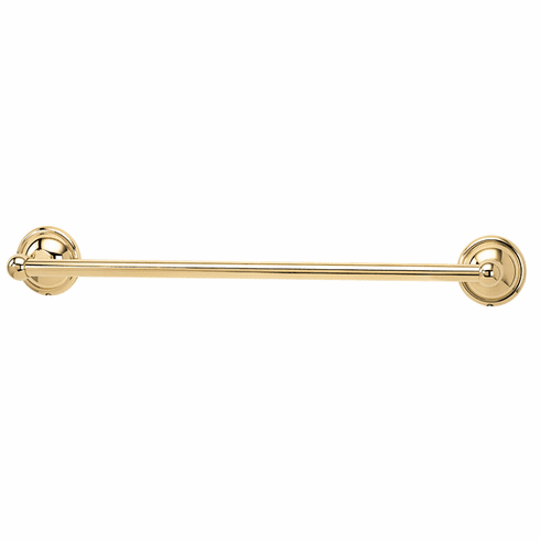 Alno A9220-18-PB Yale Bath 18" Towel Bar, Polished Brass UPC: 785584921810