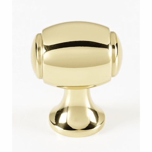 Alno A981-18-PB Royale 1 1/8" Knob, Polished Brass UPC: 785584059988