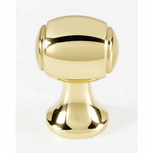 Alno A981-34-PB Royale 3/4" Knob, Polished Brass UPC: 785584059131
