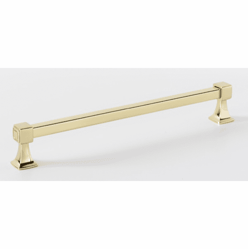 Alno A985-8-PB Cube 8" Pull, Polished Brass UPC: 785584046162