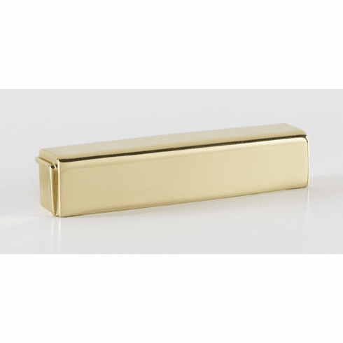 Alno A986-4-PB Cube 4" Cup Pull, Polished Brass UPC: 785584046223