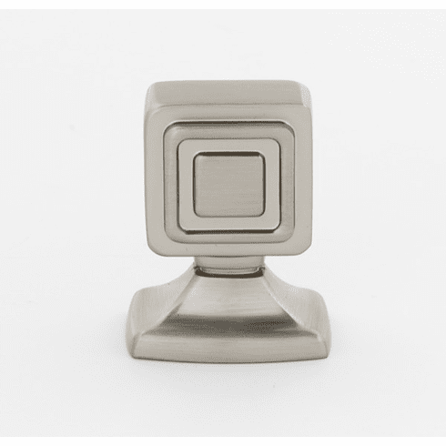Alno A986-78-SN Cube 7/8" Knob, Satin Nickel UPC: 785584002144