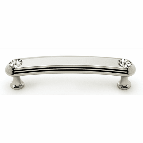 Alno C211-35-PN Swarovski Crystal 3 1/2" Crystal Pull, Polished Nickel UPC: 785584016479
