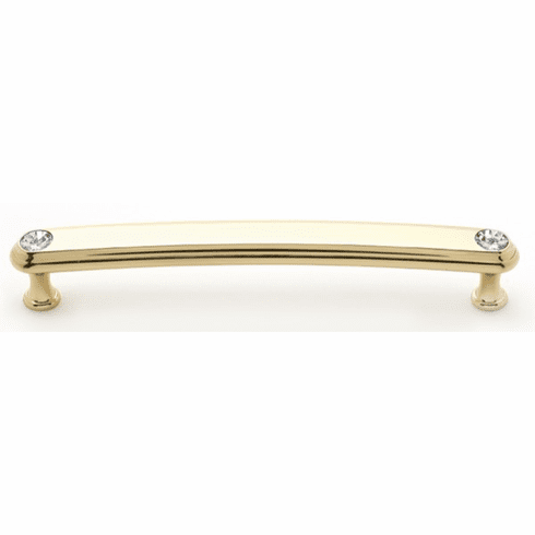 Alno C211-6-PB Swarovski Crystal 6" Crystal Pull, Polished Brass UPC: 785584016660