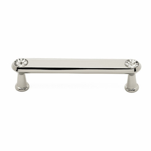 Alno C214-35-PN Swarovski Crystal 3 1/2" Crystal Pull, Polished Nickel UPC: 785584017087