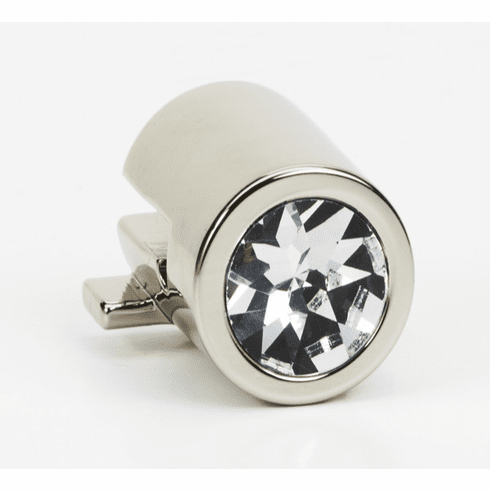Alno C2660-PN Ring Pull Round Crystal Post Only Dia 14.0mm, Polished Nickel UPC: 785584092848